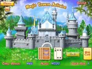 Игра Солитер: Магическая Башня (Magic Towers Solitare) — играть онлайн бесплатно (изображение №2)