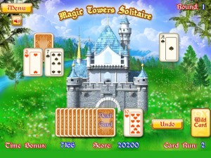 Игра Солитер: Магическая Башня (Magic Towers Solitare) — играть онлайн бесплатно (изображение №3)