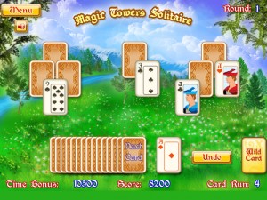 Игра Солитер: Магическая Башня (Magic Towers Solitare) — играть онлайн бесплатно (изображение №4)
