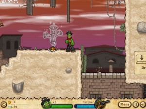 Игра Кактус Маккой 2: Руины Калаверы (Cactus McCoy 2: The Ruins of Calavera) — играть онлайн бесплатно (изображение №9)