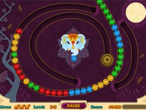Игра Волшебные Индийские Шарики Зума (Mystic India Pop Zuma) — играть онлайн бесплатно (изображение №5)