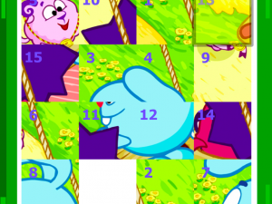 Игра Смешарики: Пятнашки (Kikoriki: Puzzle Tag) — играть онлайн бесплатно (изображение №4)