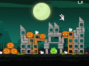 Игра Злые Птички: Хэллоуин (Angry Birds Halloween) — играть онлайн бесплатно (изображение №2)
