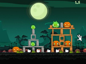 Игра Злые Птички: Хэллоуин (Angry Birds Halloween) — играть онлайн бесплатно (изображение №6)