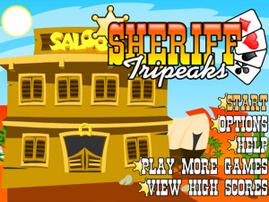Игра Пасьянс Шериф (Sheriff Tripeaks) — играть онлайн бесплатно (изображение №9)
