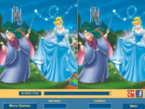 Игра Золушка: Найди Отличия (Cinderella Difference) — играть онлайн бесплатно (изображение №3)