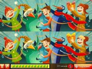 Игра Пингвины Санты (Santa Penguin) — играть онлайн бесплатно (изображение №2)