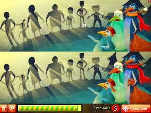 Игра Пингвины Санты (Santa Penguin) — играть онлайн бесплатно (изображение №4)