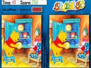 Игра Фотоохота на Винни Пуха: Найди Отличия (Winnie The Pooh Photo Hunt) — играть онлайн бесплатно (изображение №2)