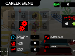 Игра Слабак в Пляжной Качалке (Douchebag - Beach Club) — играть онлайн бесплатно (изображение №4)