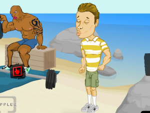 Игра Слабак в Пляжной Качалке (Douchebag - Beach Club) — играть онлайн бесплатно (изображение №5)