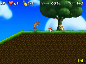 Игра Сумасшедший Кролик (Crazy Rabbit) — играть онлайн бесплатно (изображение №5)
