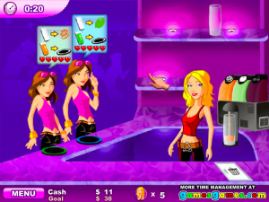 Игра Девушка Готовит Коктейли (Cocktail Girl) — играть онлайн бесплатно (изображение №3)