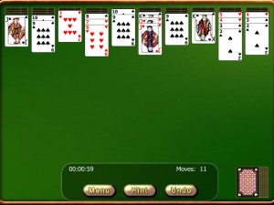 Игра Золотой Пасьянс Паук (Golden Solitaire Spider) — играть онлайн бесплатно (изображение №3)