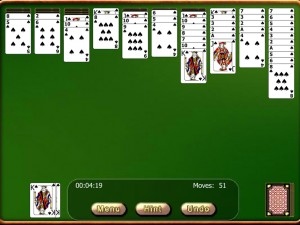 Игра Золотой Пасьянс Паук (Golden Solitaire Spider) — играть онлайн бесплатно (изображение №6)