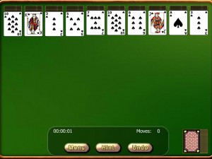 Игра Золотой Пасьянс Паук (Golden Solitaire Spider) — играть онлайн бесплатно (изображение №7)