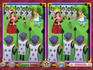Игра Алиса в Стране Чудес: Найди Отличия (Find The Differences Alice in Wonderland) — играть онлайн бесплатно (изображение №4)