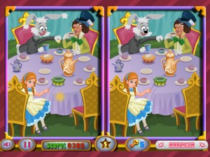 Игра Алиса в Стране Чудес: Найди Отличия (Find The Differences Alice in Wonderland) — играть онлайн бесплатно (изображение №6)