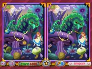 Игра Алиса в Стране Чудес: Найди Отличия (Find The Differences Alice in Wonderland) — играть онлайн бесплатно (изображение №7)