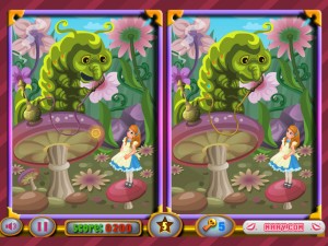 Игра Алиса в Стране Чудес: Найди Отличия (Find The Differences Alice in Wonderland) — играть онлайн бесплатно (изображение №8)