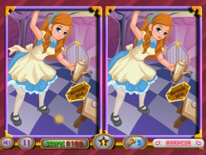Игра Алиса в Стране Чудес: Найди Отличия (Find The Differences Alice in Wonderland) — играть онлайн бесплатно (изображение №9)