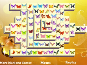 Игра Маджонг - Бабочка (Butterfly Mahjong) — играть онлайн бесплатно (изображение №3)