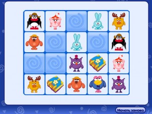 Игра Смешарики: Мемори (Smeshariki Memory) — играть онлайн бесплатно (изображение №2)