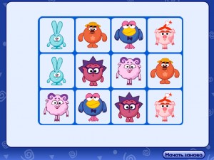 Игра Смешарики: Мемори (Smeshariki Memory) — играть онлайн бесплатно (изображение №4)