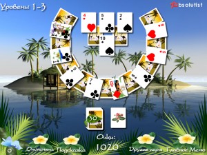 Игра Багамы Пасьянс (Bahamas Solitaire) — играть онлайн бесплатно (изображение №3)