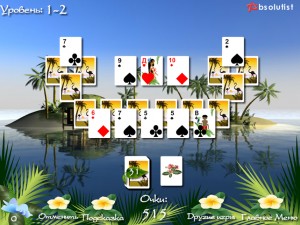 Игра Багамы Пасьянс (Bahamas Solitaire) — играть онлайн бесплатно (изображение №5)