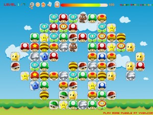 Игра Супер Марио Коннект (Super Mario Connect) — играть онлайн бесплатно (изображение №2)