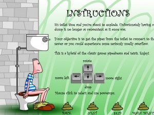 Игра Туалетный Тетрис (Pootris Plumber) — играть онлайн бесплатно (изображение №6)