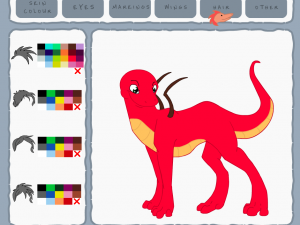 Игра Раскраска: Создай Дракона (Create a Dragon) — играть онлайн бесплатно (изображение №2)