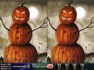 Игра Хэллоуин: Найди Пять Отличий (Halloween 5 Differences) — играть онлайн бесплатно (изображение №10)