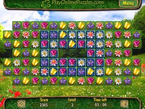 Игра Цветочная Головоломка (Flower Puzzle) — играть онлайн бесплатно (изображение №5)