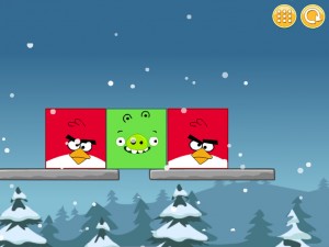 Игра Злые Птицы: Сбрось Зеленых Свиней (Angry Birds: Throw Green Pigs) — играть онлайн бесплатно (изображение №3)