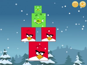Игра Злые Птицы: Сбрось Зеленых Свиней (Angry Birds: Throw Green Pigs) — играть онлайн бесплатно (изображение №5)