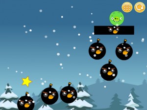 Игра Злые Птицы: Сбрось Зеленых Свиней (Angry Birds: Throw Green Pigs) — играть онлайн бесплатно (изображение №7)