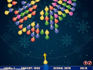 Игра Рождественская Стрельба Шариками (Bubble Shooter Rotation Xmas) — играть онлайн бесплатно (изображение №3)
