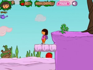 Игра Даша в Клубничном Мире (Dora Strawberry World) — играть онлайн бесплатно (изображение №7)