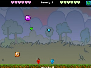 Игра Мальчик-огонь и Девочка-вода Против Инопланетянина (Fireboy Water Girl VS Alien) — играть онлайн бесплатно (изображение №5)