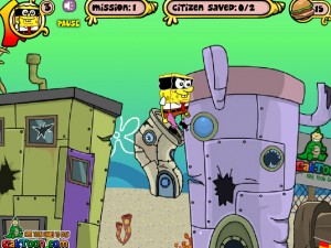 Игра Спанч Боб в маске (Sponge bob m-mask) — играть онлайн бесплатно (изображение №3)