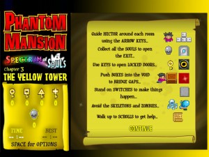 Игра Призрачный Особняк Глава 3: Желтая Башня (Phantom Mansion Chapter 3: The Yellow Tower) — играть онлайн бесплатно (изображение №2)