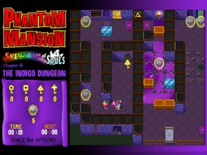 Игра Призрачный Особняк Глава 6: Подземелье Индиго (Phantom Mansion Chapter 6: The Indigo Dungeon) — играть онлайн бесплатно (изображение №3)