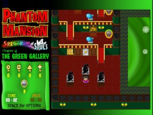 Игра Призрачный Особняк Глава 4: Зеленая Галерея (Phantom Mansion Chapter 4: The Green Gallery) — играть онлайн бесплатно (изображение №4)