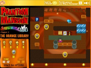 Игра Призрачный Особняк Глава 2: Оранжевая Библиотека (Phantom Mansion Chapter 2: The Orange Library) — играть онлайн бесплатно (изображение №5)