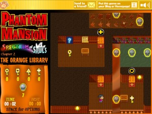 Игра Призрачный Особняк Глава 2: Оранжевая Библиотека (Phantom Mansion Chapter 2: The Orange Library) — играть онлайн бесплатно (изображение №8)