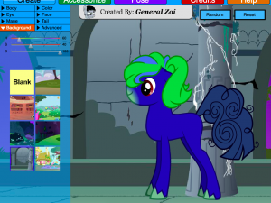 Игра Создатель Пони Искорки (Pony Creator) — играть онлайн бесплатно (изображение №3)