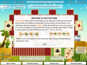 Игра Пасьянс Гольф (Solitaire Golf Cardmania) — играть онлайн бесплатно (изображение №4)