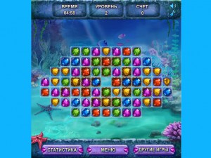 Игра Морские Сокровища: Три в Ряд (Sea Treasure Match) — играть онлайн бесплатно (изображение №4)